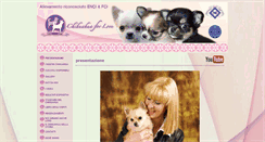 Desktop Screenshot of chihuahuaforlove.it